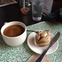 sweet potato cupcake at Sticky Fingers Bakery in Washington