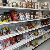 Shelf items at Nature's Design in Binghamton