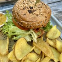 Try the vegan labelled sauces as well, peanut lemongrass was awesome😄 at Schmids in Krems An Der Donau