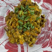 Eggplant curry  at Lilikoi in Moorea