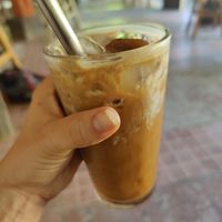 Coconut milk coffee frio - tasty coffee! at Caribeans Coffee and Chocolate Factory in Puerto Viejo De Talamanca