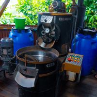   at Caribeans Coffee and Chocolate Factory in Puerto Viejo De Talamanca