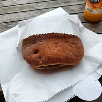 Sandwich with hummus, avocado and tomato at Rough Hand Made in Liverpool