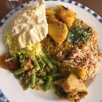 My buffet spread all vegan  at Citrus in Fitzroy North