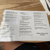 Menu at Oh My Days in Glebe