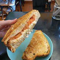 Cheese and Tomato Toastie  at Oh My Days in Glebe
