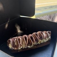 Tiramisu eclair  at Oh My Days in Glebe