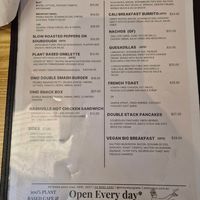 Menu April 2026 at Oh My Days in Glebe