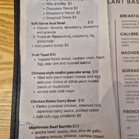 Menu April 2026 at Oh My Days in Glebe