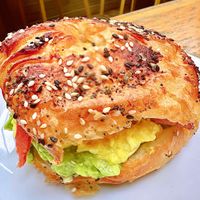 Breakfast Bagel  at Oh My Days in Glebe