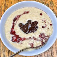 Blueberry Porridge  at Oh My Days in Glebe