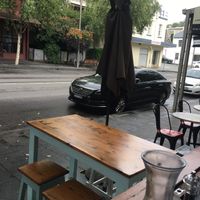 View from my seat  at Oh My Days in Glebe