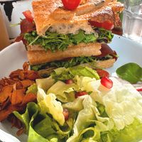 Foccacia   at Mama Carmen's Coffee & Bakery in Mallorca