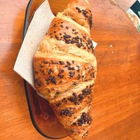 Choco croissant  at Mama Carmen's Coffee & Bakery in Mallorca