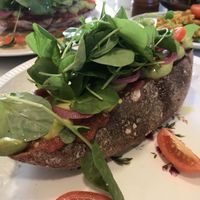 Smashed avocado and so much more  at Mama Carmen's Coffee & Bakery in Mallorca