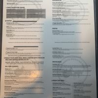 Backside of the menu as of 6/20/21 at La Carretta in Marshalltown