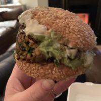Picture does it no justice... was so delicious, one of the nicest burgers I have had. This is the no-bo burger made of mushrooms, oats, beans and spices 🥰  at BóTOWN  in Galway