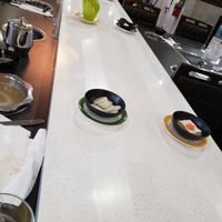 Belt with more exotic fresh veggie such as  fresh lotus root, assorted mushrooms and  much more. at K & L 98 HotPot in Boynton Beach