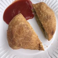 Samosa   at No Bull - Ykillamoocow Food Stall in West End