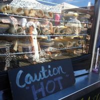 Ready to eat pies & rolls at No Bull - Ykillamoocow Food Stall in West End