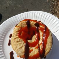 No bull pie at No Bull - Ykillamoocow Food Stall in West End