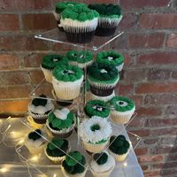 Vanilla and chocolate cupcakes  at Sarasota Bakehouse in Sarasota