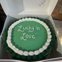 Blueberry vanilla cake (wish I took a picture before we left with it since it got a little smudged on our car ride)  at Sarasota Bakehouse in Sarasota