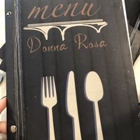 Menu  at Donna Rosa in Oliveri