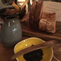 Complimentary bread at Texture in London