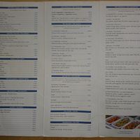 Menu at Kamilou - In Mundo B in Brussels