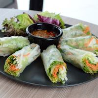 Vietnamese Rice Wrap Roll at Vegelab in Kuala Lumpur