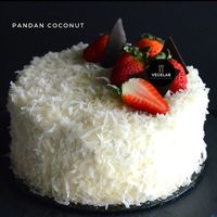 Vegelab Pandan Coconut Fresh Cream cake at Vegelab in Kuala Lumpur