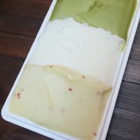vegan sorbets: apple&minari, lemon, basil&lemon at glt gelato - ㅈㄹㄸ in Seoul