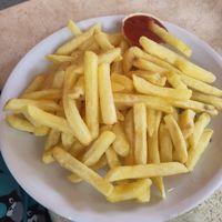 Pommes mit Ketchup at Schwedenschenke in Konstanz