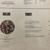 Menu 4/4  at Paco in Bangkok