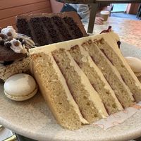 Vegetarian desserts  at Cutter & Squidge in London