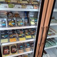 Cheese and sausages at Ven Vegano in Barcelona