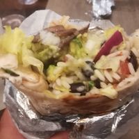 Vegan burrito at Los Primos in Annecy