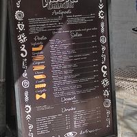 speisekarte at Pasta Baladin in Essaouira