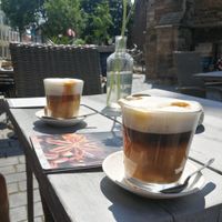 Cortado with coconut milk at Marcus in Vlissingen