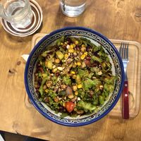 Vegan Chickpea and Lentil salad  at Marcus in Vlissingen