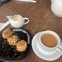 Amazing vegan cheese & chilli scones   at The Crew Yard in Edwinstowe