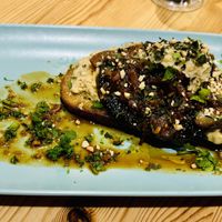 Butterbean and mushroom toast   at The Crew Yard in Edwinstowe