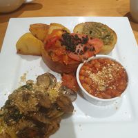 Vegan breakfast at The Crew Yard in Edwinstowe