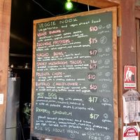 Menu at Veggie Nook in Bowral
