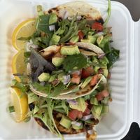 Smokey mushroom tacos  at Veggie Nook in Bowral