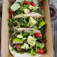 Tacos at Veggie Nook in Bowral