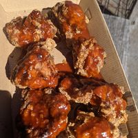 The cauliflower wings were delicious at Veggie Nook in Bowral