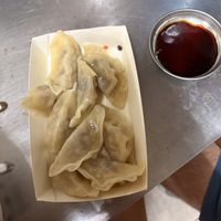 Vegetarian dumplings   at Ā Tán Yí SùShí Miàn Diàn 阿潭姨素食麵店 in Hengchun