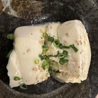 Tofu side dish- soft silken tofu   at NRT - Tatsu -T1 in Narita